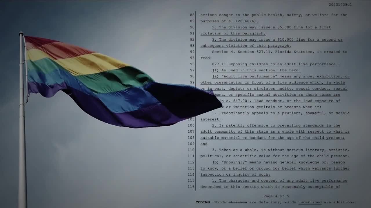 Tampa LGBTQ community concerned about new bill aimed at "protecting kids"