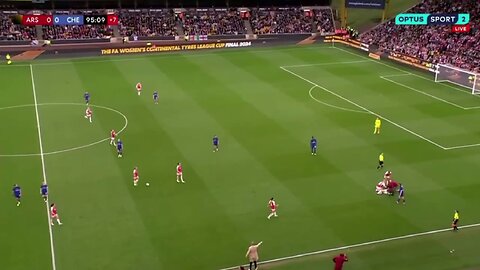Arsenal's Frida Maanum collapses on the field - 1st April 2024