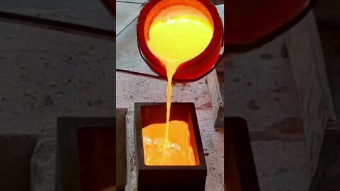 Molten Copper +4KG(+9lbs) Ingot