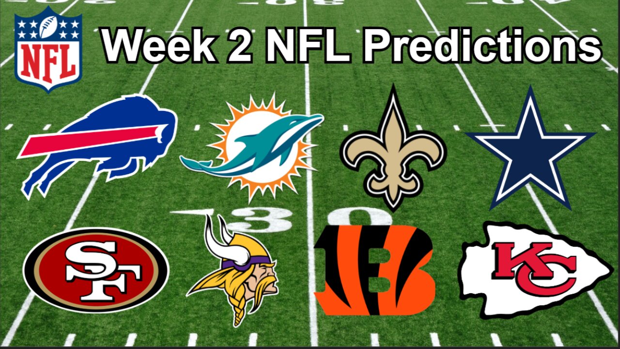 Week 2 NFL Predictions!!!/Which NFL teams will stay undefeated? #nfl