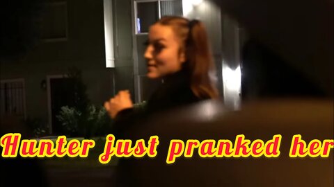 pranking lizzies on the track