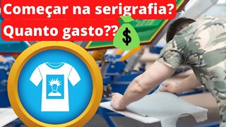 O QUE PRECISO PARA COMEÇAR NA SERIGRAFIA / SILK SCREEN [Live 31/03/2022]