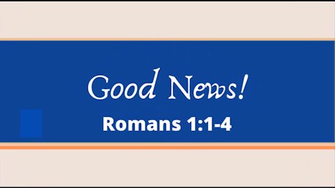GOOD NEWS! 8-1-2021