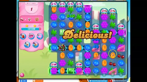 Candy Crush Level 6051 Talkthrough, 26 Moves 0 Boosters