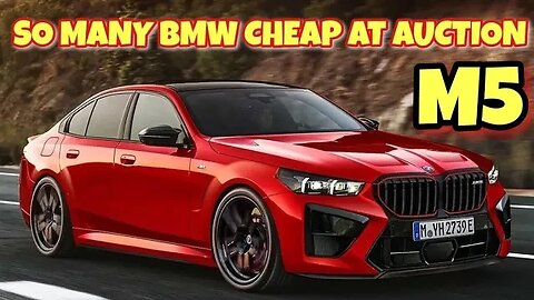 So Many BMW's At Auction Super Cheap. M5, M3, 2 Series and More