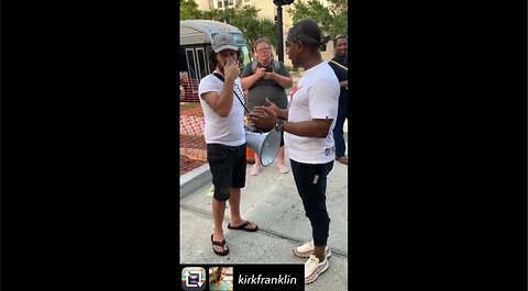 A street Preacher goes off on kirk Franklin