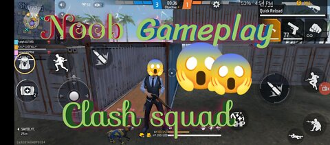 Free fire Noob gameplay... Clash squad..Part-2