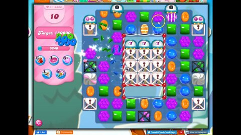 Candy Crush Level 3823 Talkthrough, 18 Moves 0 Boosters