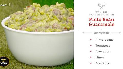 Pinto Bean Guacamole | Rare Life + Bush's Cocina Latina