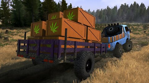Mudrunner: Cannabis Express Run - VW Type ll Crawler Hauler
