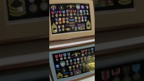 Wall of awards at Currahee Military Museum!