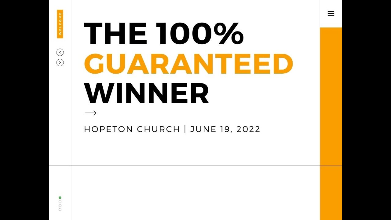 The 100% Guaranteed Winner- Part 3