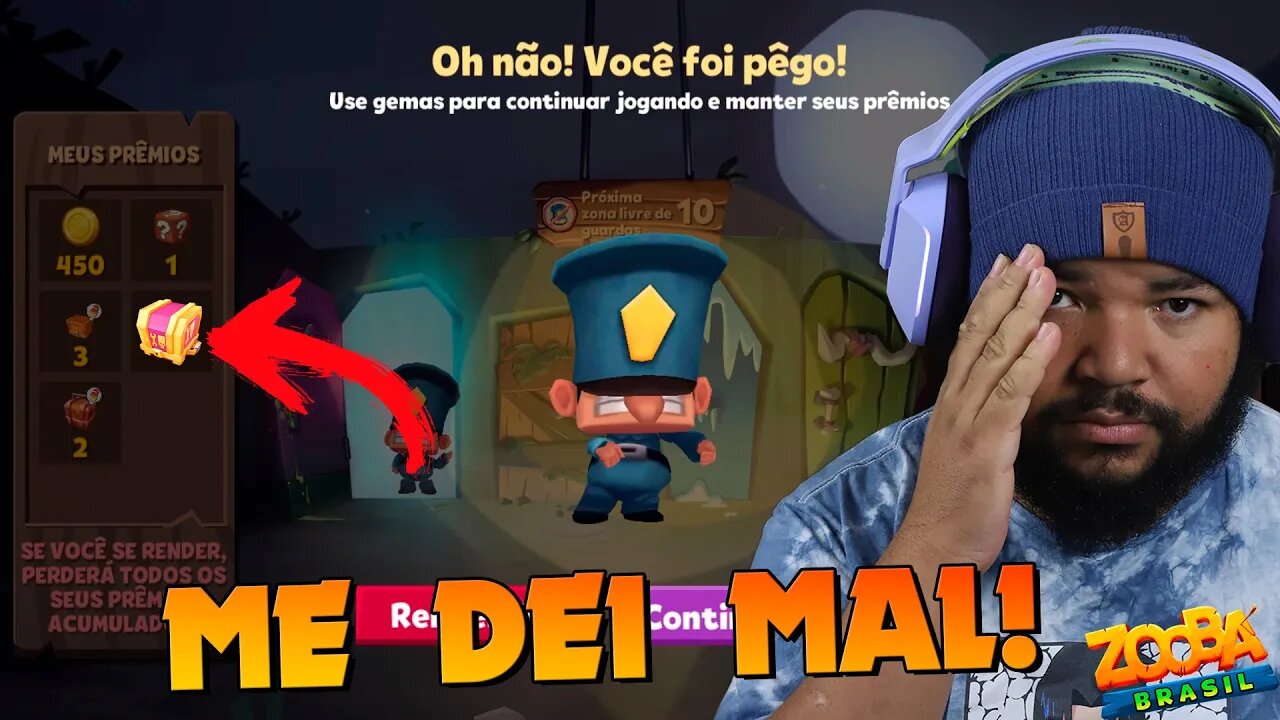 LABIRINTO DE TESOUROS LADRÃO DE GEMAS! ME DEI MUITO MAL! ZOOBA: Jogo de Batalha Animal