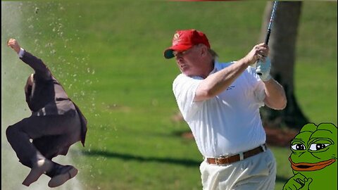 Trump Roasts Biden On Golf Course KEK