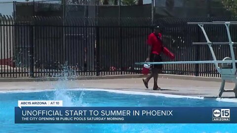 Valley city pools open Saturday