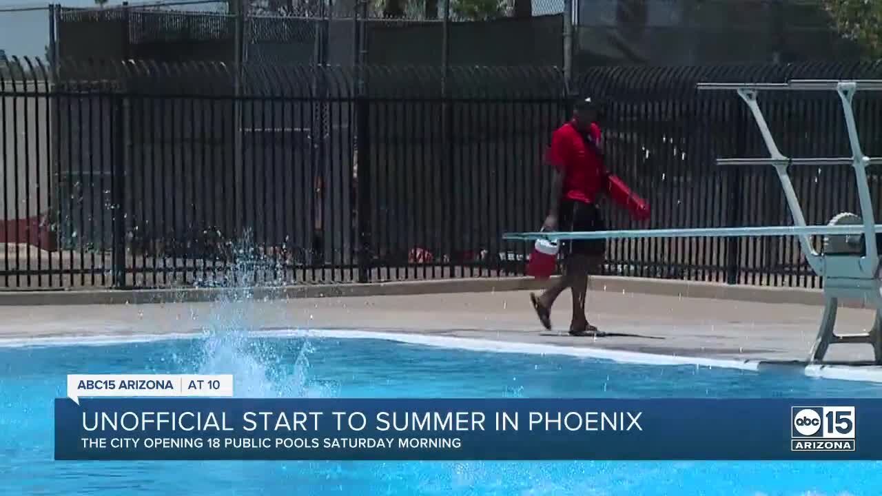 Valley city pools open Saturday