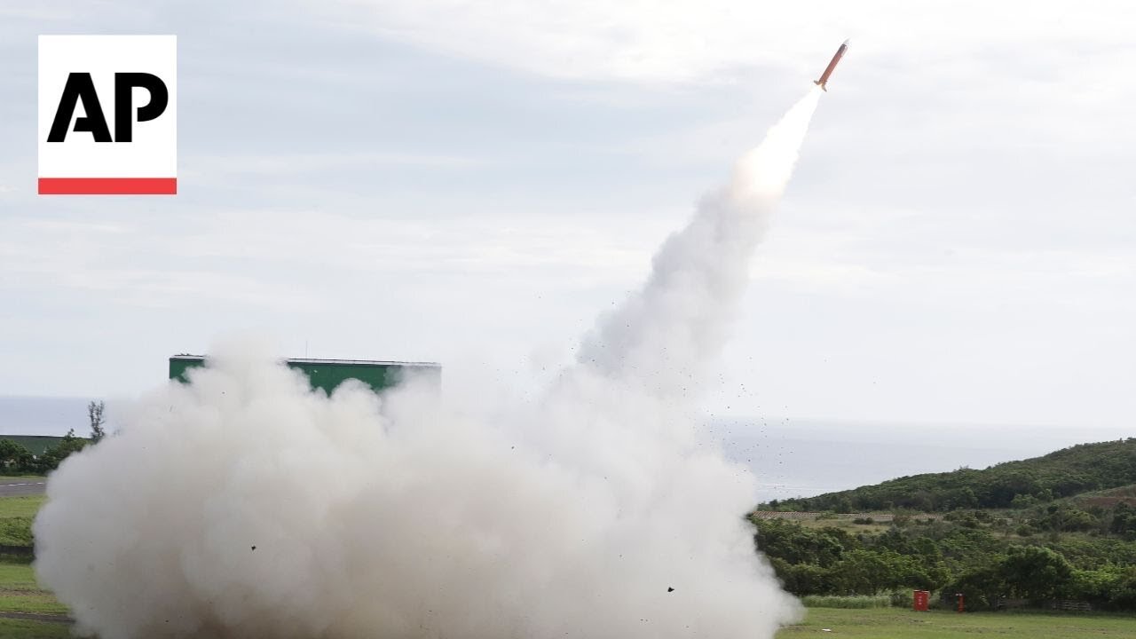 Taiwan conducts missile live-fire drill amid China's increasing military activity