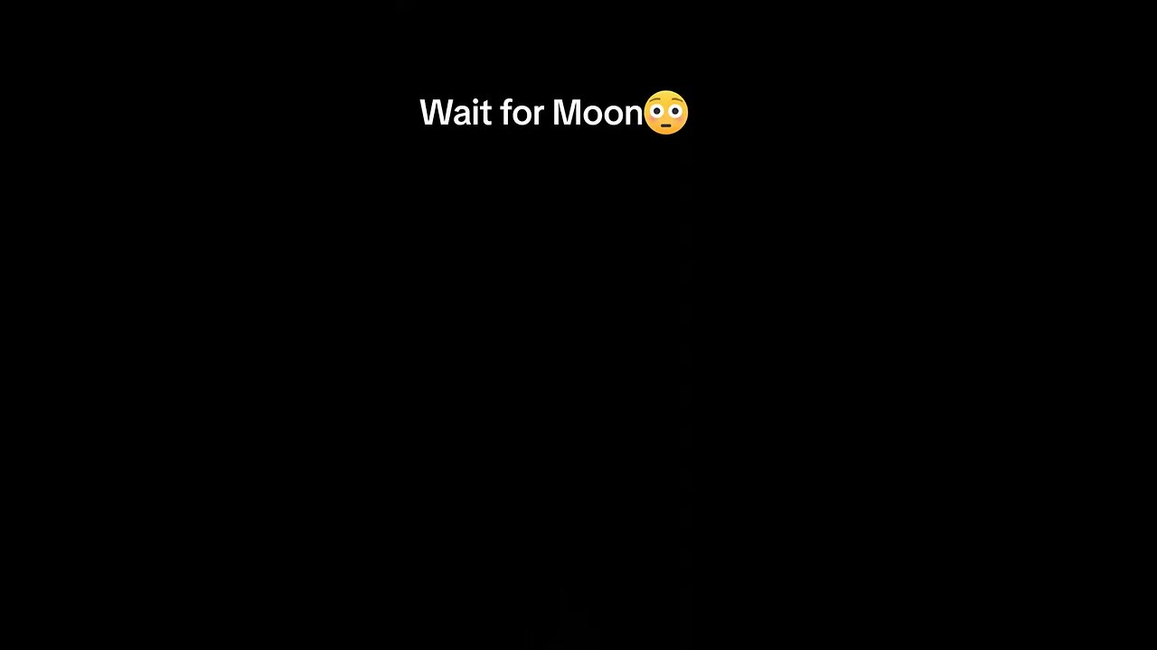 Wait for the moon