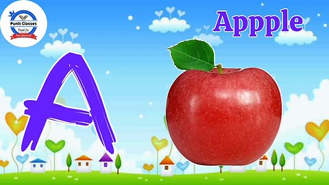 A for Apple 🍎 Kids rhyme