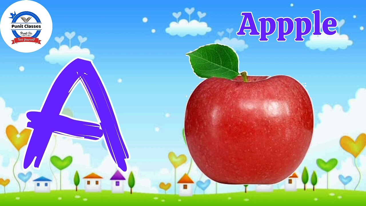 A for Apple 🍎 Kids rhyme