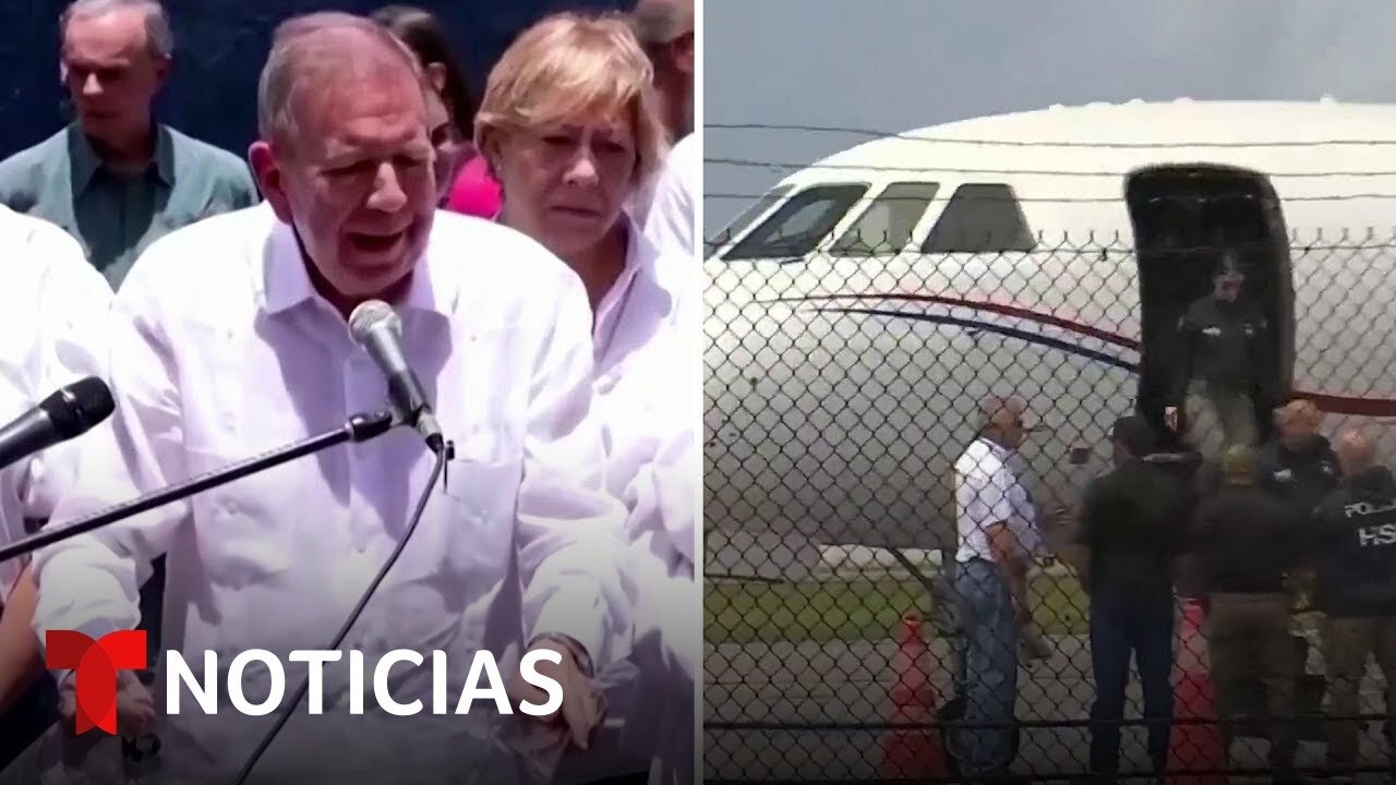 Machado repudia la orden de arresto contra el candidato opositor y EE.UU. incauta el avión de Maduro