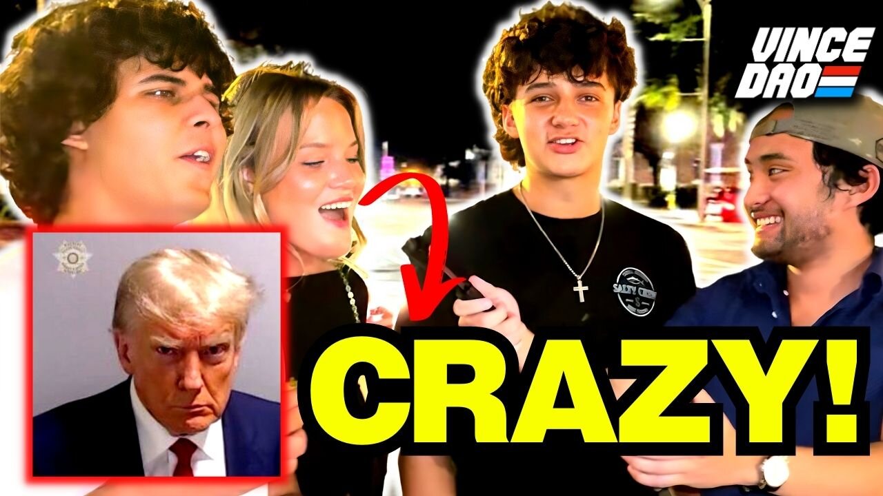 College Students REACT to Trump's Mugshot (WILD RESPONSES!)