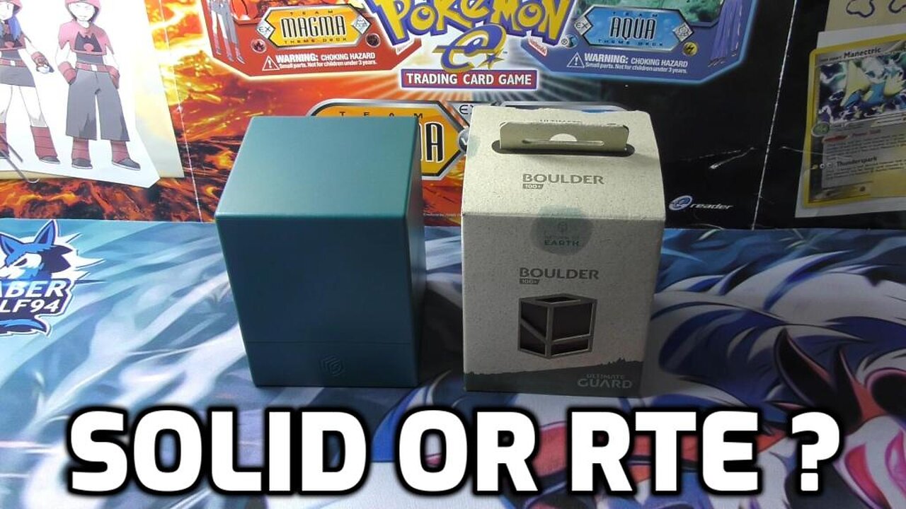 Ultimate Guard SOLID Boulder Deck Box Comparison Review!!