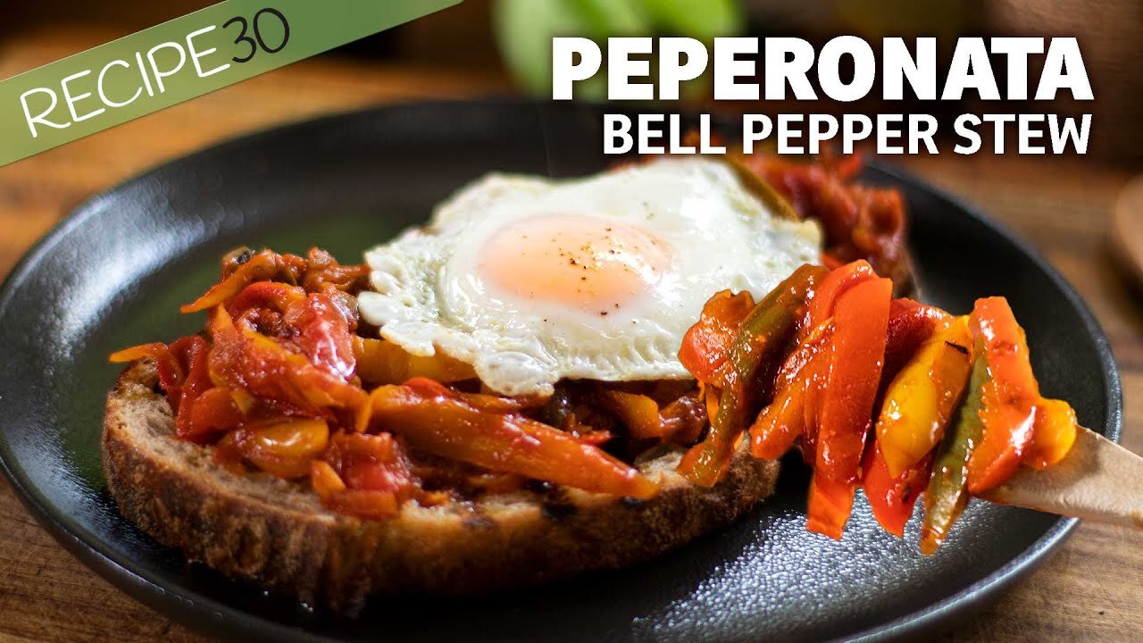 Peperonata, a Simple Bell Pepper Stew Italians Love!