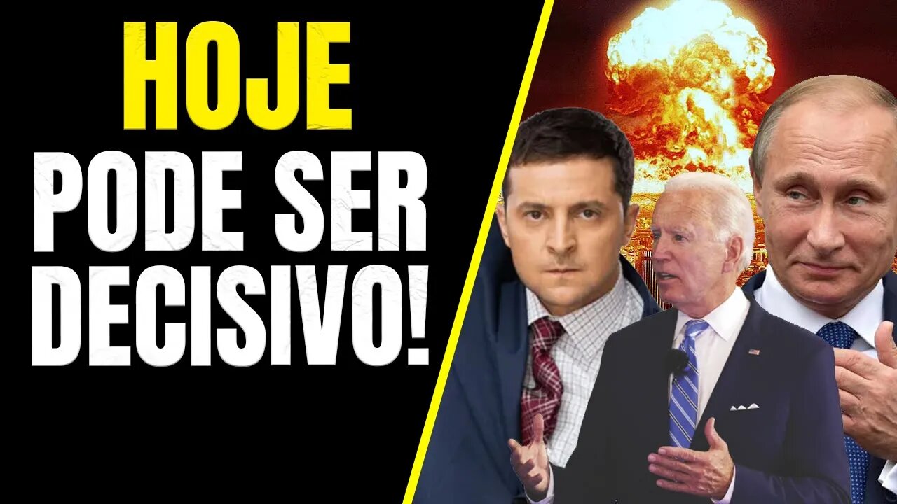 [TENSÃO] Tudo pode mudar hoje! Biden / Zelensky x Putin