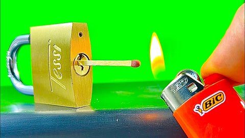 How To Open A Lock With Matches