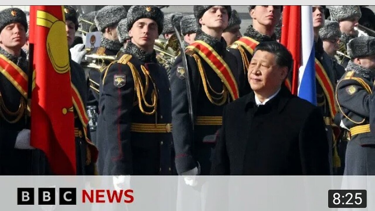 China's President Xi and Russia's President Putin meet in Moscow - BBC News