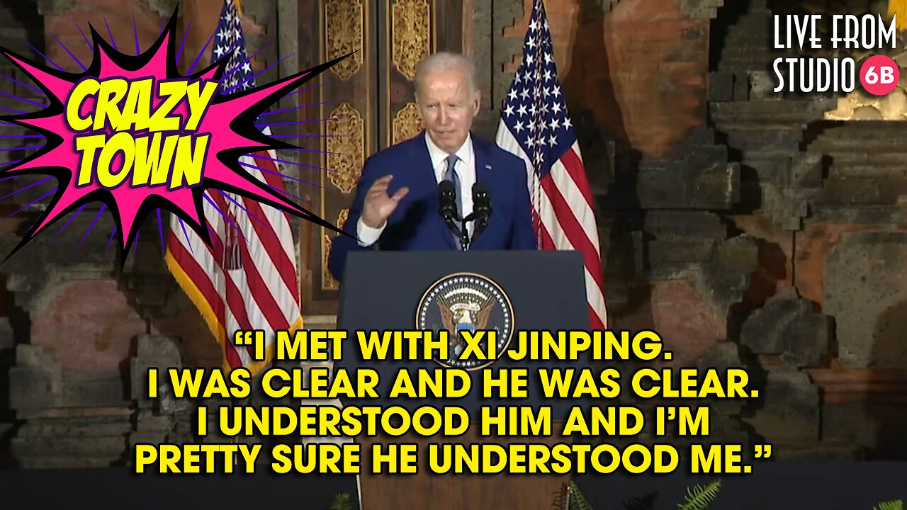 Joe Biden Met with China's President & Made Everything "Clear" (Crazy Town)