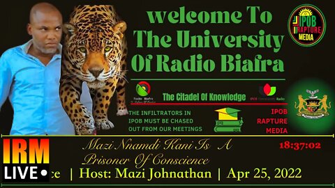 Welcome To The University Of Radio Biafra | Hausa-Service | Host: Mazi Johnathan | Apr 25, 2022