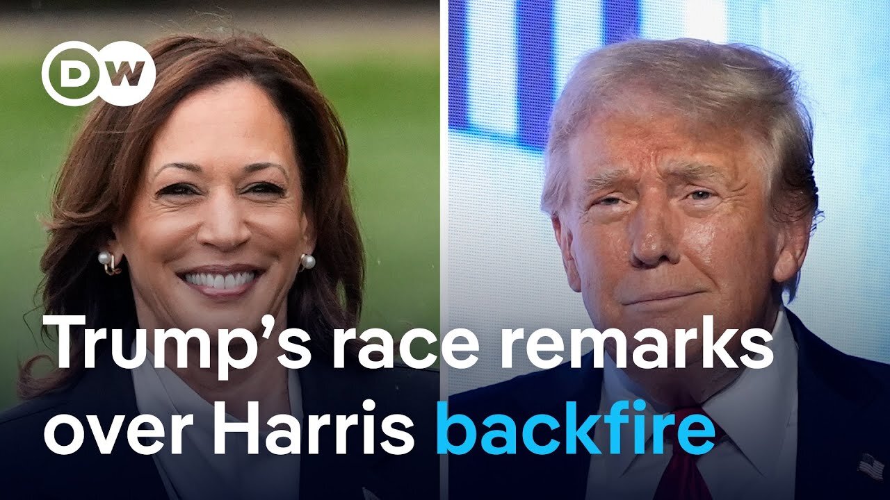 Harris responds to Donald Trump's false remarks about her racial identity | DW News| RN