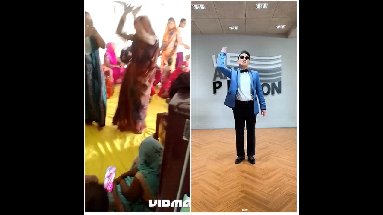 gangnam style funny copied