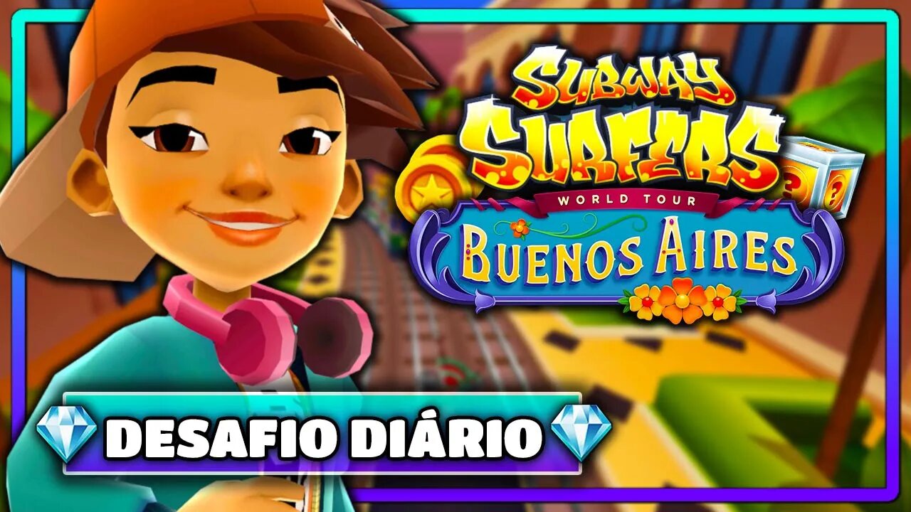 Subway Surfers Buenos Aires 2020 | Desafio Diário com a Jia