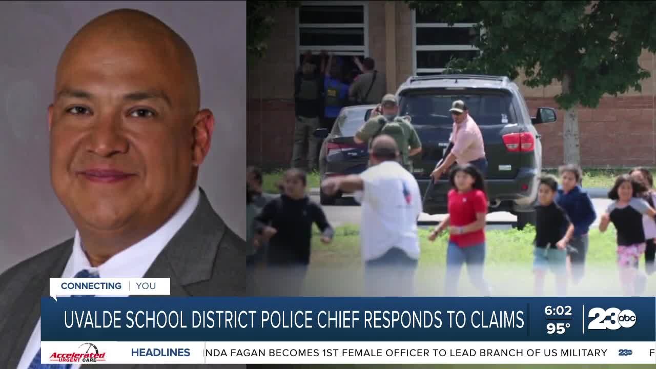 Uvalde School District police chief responds to claims