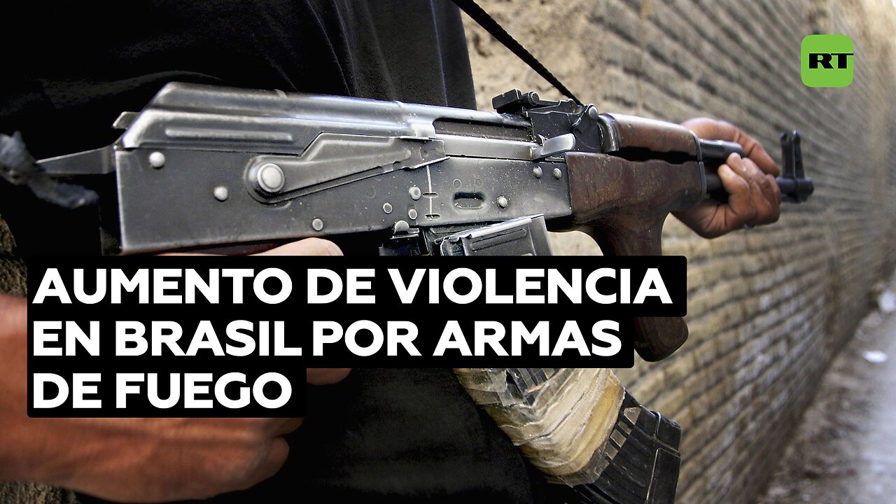 Aumento de armas robadas en manos de criminales agrava la violencia en Brasil