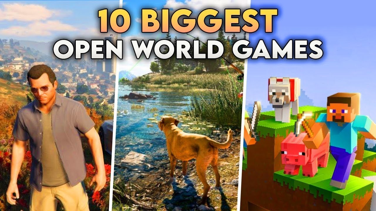 Top 10 *BIGGEST* OPEN WORLD Games Ever Made 😍 | Part 2 | This Video Will Shock