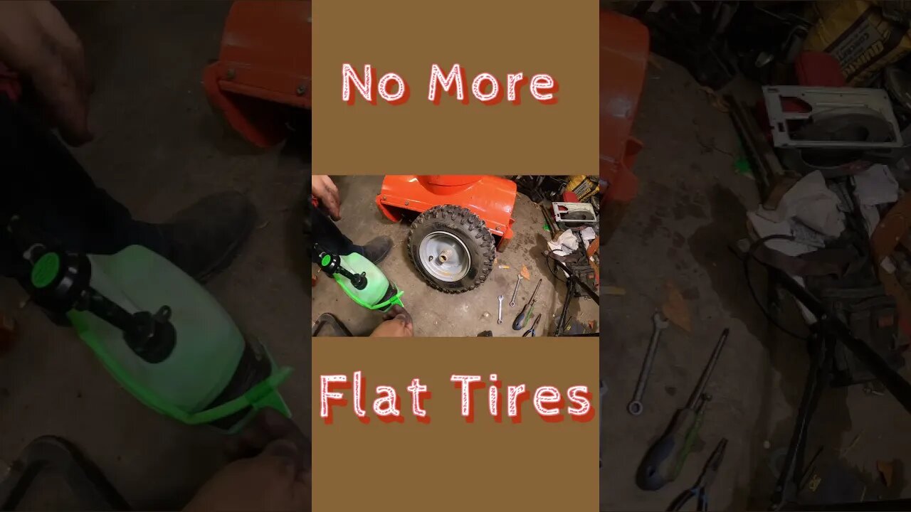 #shorts #snowblower #flattire preventing flat tires