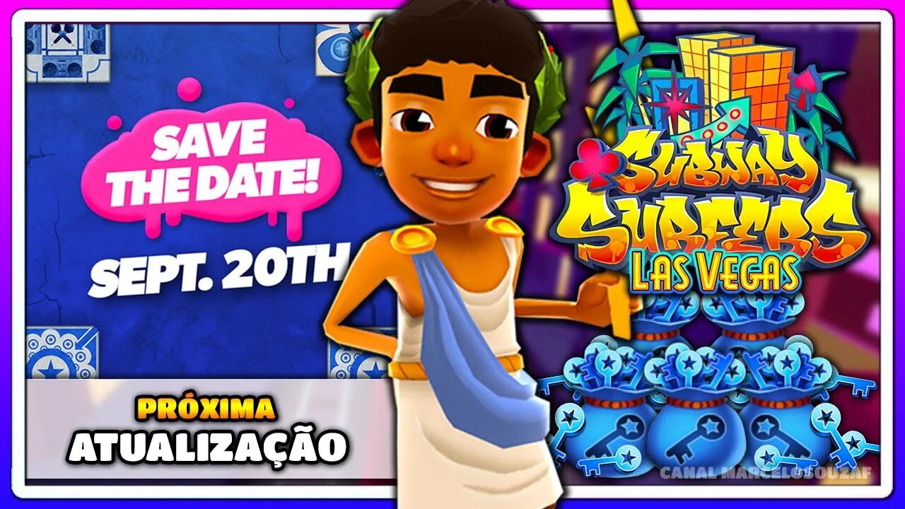 Próxima Atualização e 200 Chaves | Subway Surfers Las Vegas 2021