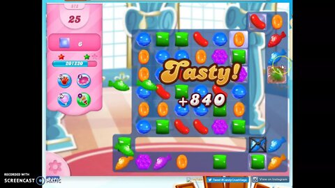 Candy Crush Level 873 Audio Talkthrough, 3 Stars 0 Boosters