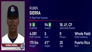 How To Create Ruben Sierra MLB The Show 22