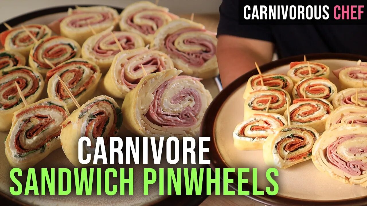 CARNIVORE Sandwich Pinwheels 2 WAYS