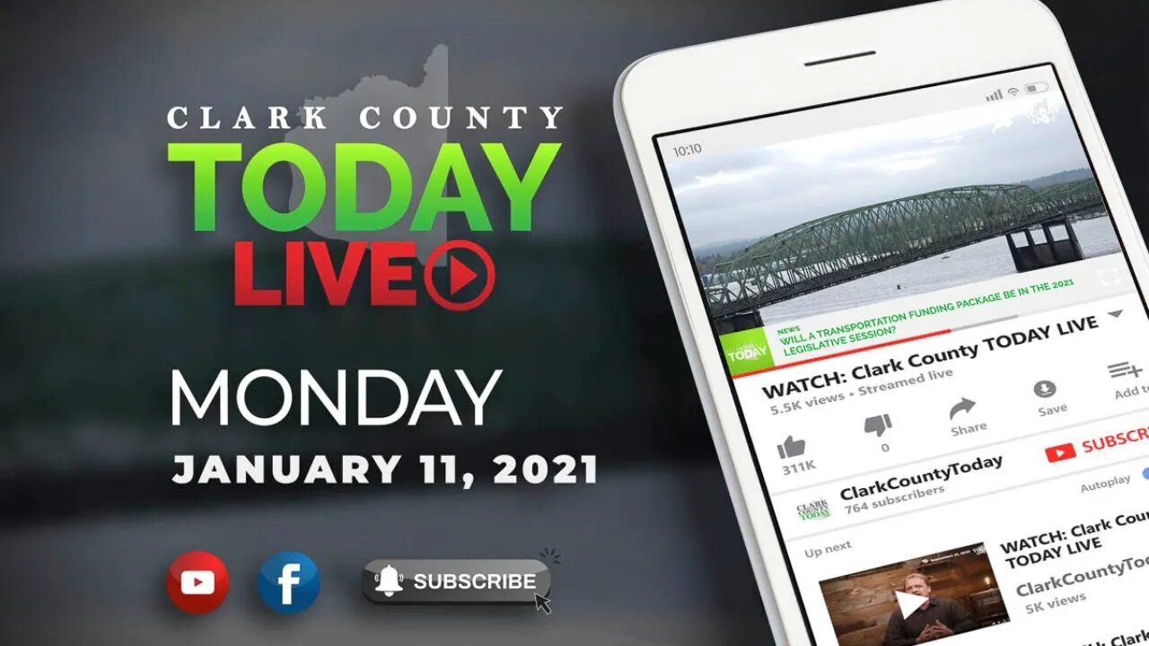 WATCH: Clark County TODAY LIVE • Monday, January 11, 2021