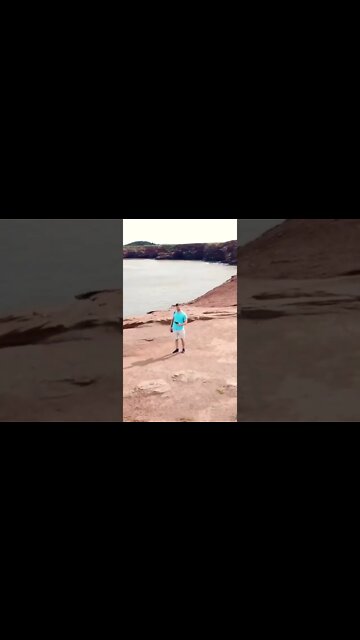 Hanging out on a cliff