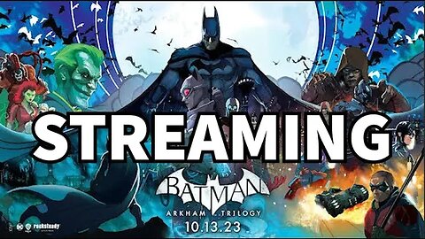 Batman Arkham Origins - I am the Knight stream!