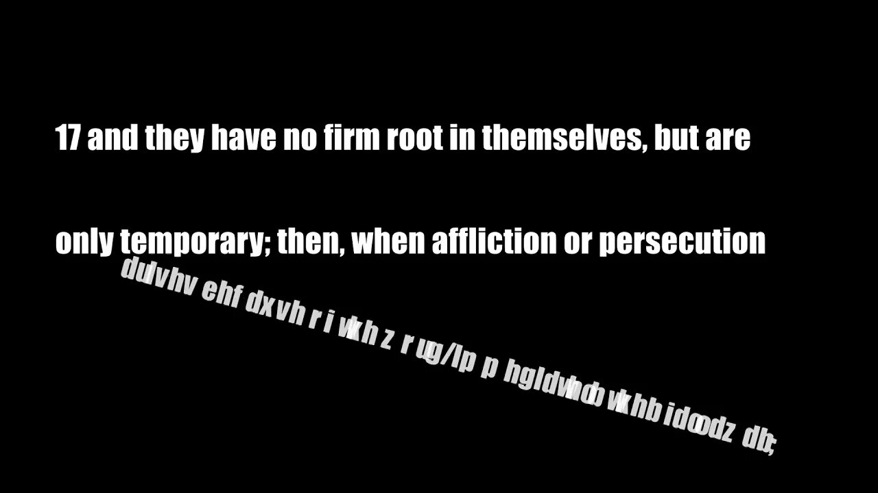 Video Scripture Mark 4 10 20