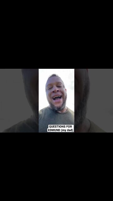 YO EDMUND… questions from you for my dad. Let’s go. Comment below.￼