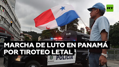 Marcha de luto por las víctimas del tiroteo contra docentes que participaron en protesta antiminera